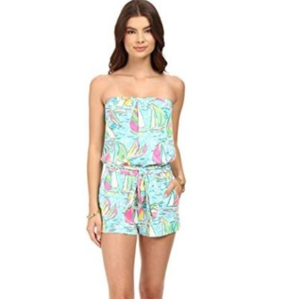 Lilly Pulitzer You gotta Regatta Romper-XS-Summer-Holiday-Florida